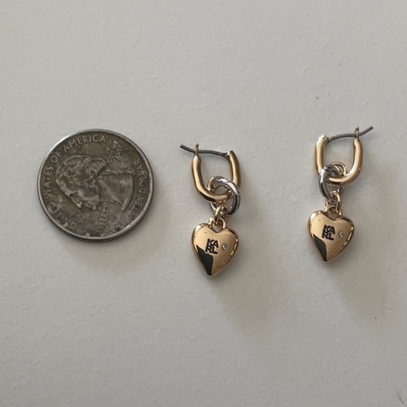 KARL Gold Dangle earrings - Picture 2 of 2